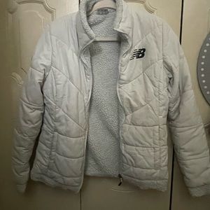 Women’s New Balance White Tech Jacket